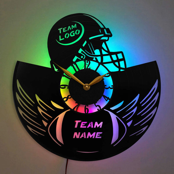 American Football Wall Clock